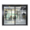 Nuwe ontwerp matswart raam skraal aluminium skuifdeur stelsel met sagte sluiting smal raam