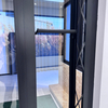 Custom Aluminum Outward-Opening Casement Window with Tempered Glass
