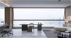 Kundenspezifische, mit Aluminium verkleidete Panorama-Holzfenster von Northtech für Gewerbegebäude