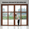 Thermal insulation and environmental protection Aluminum clad wood sliding glass doors