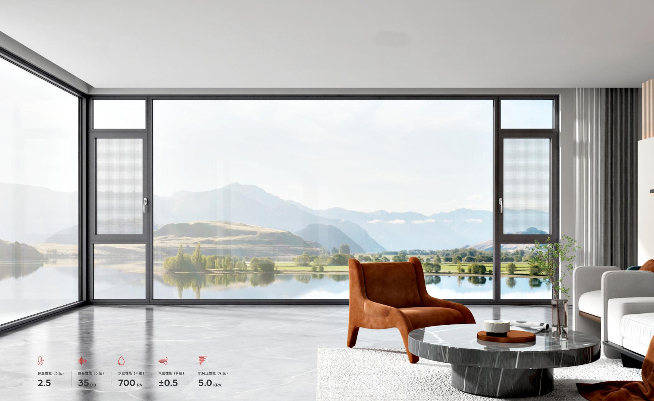 Aluminum Alloy Casement Windows