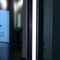 አዲስ ዲዛይን Matte Black Frame Slim Aluminium ተንሸራታች በር ሲስተም ለስላሳ መዝጊያ ጠባብ ክፈፍ