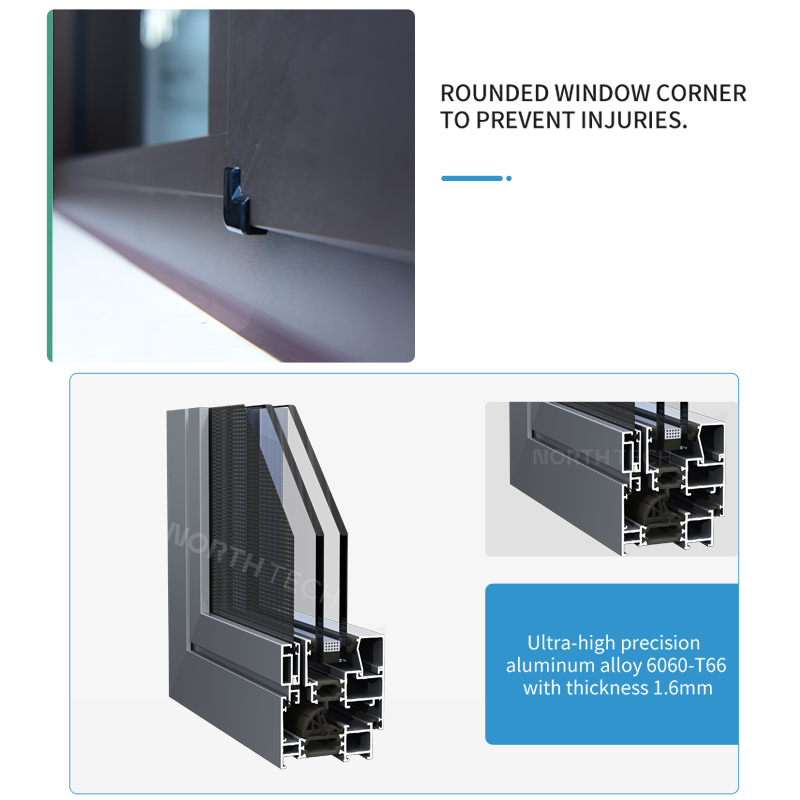 aluminum tilt and turn casement window (1)