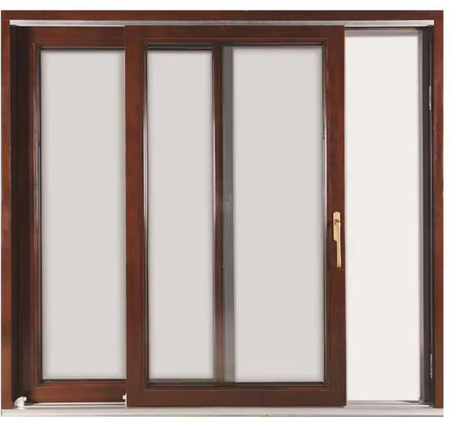 Eficientes y seguras: ventanas correderas de madera revestidas de aluminio para edificios hoteleros