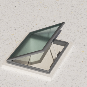 Luxury Residential Homes Aluminum Electric Skylight Roof Window