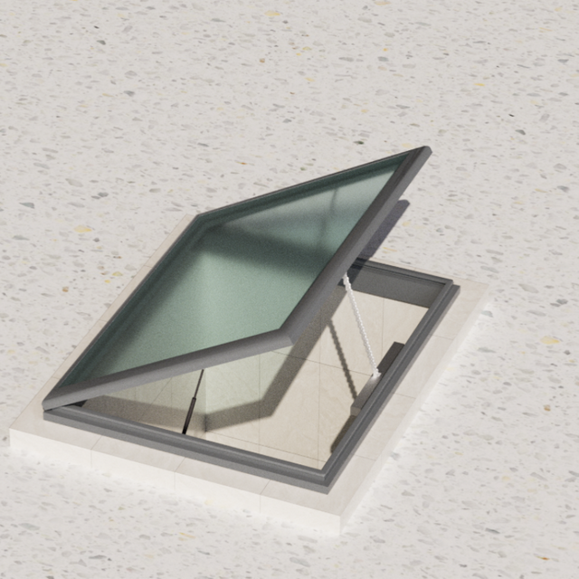 Luxury Residential Homes Aluminum Electric Skylight Roof Window