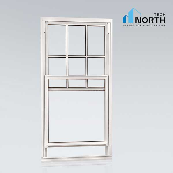 Aluminiowe i zwykłe aluminiowe okna z pojedynczym i podwójnym zawieszeniem z przegrodą termiczną