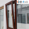 Fenêtres en aluminium revêtues de bois de qualité supérieure, conception inclinable et pivotante Explorez les conceptions de fenêtres en bois