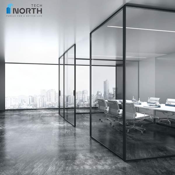 Porta deslizante isolada com estrutura extremamente estreita em liga de alumínio personalizada Northtech