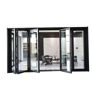 Hot Sale Thermal Break Aluminum Bifold Door For Commercial And Residential Building