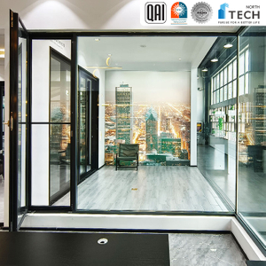 Popularno prodavani prilagođeni uski aluminijski prozori prikladni za uređenje doma uredskih zgrada
