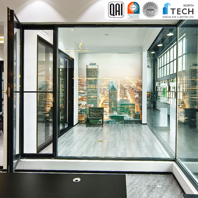 Dritare të ngushta alumini të personalizuara me shitje të nxehtë, të përshtatshme për dekorimin e shtëpisë së ndërtesave të zyrave