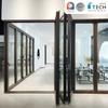Northtech Niestandardowe, opływowe aluminiowe drzwi harmonijkowe z izolacją cieplną