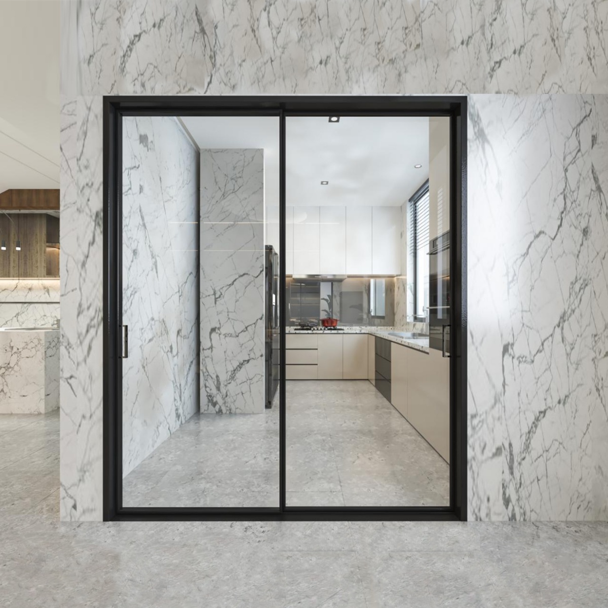 modern design sliding doors