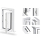 Best Quality Cost-effective Products Aluminium Tilt & Turn Window For Bathroom