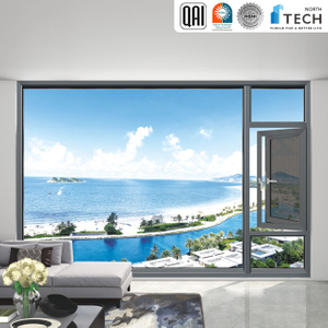 Dritare alumini panoramike Premium të personalizuar për shtëpi bashkëkohore