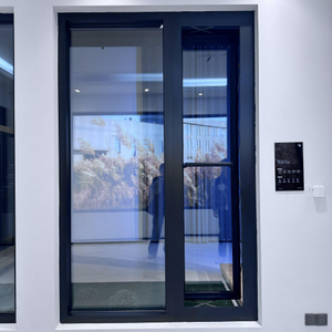 Custom Aluminum Outward-Opening Casement Window with Tempered Glass