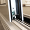 Porta scorrevole per ascensore in legno rivestita in alluminio di alta qualità isolata per esterni residenziali per villa