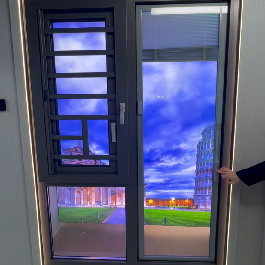 Corrosion-resistant aluminum louvre doors